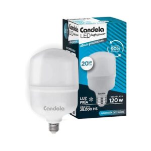 LAMPARA LED ALTA POTENCIA FRIA 20W 220V E27-CANDELA