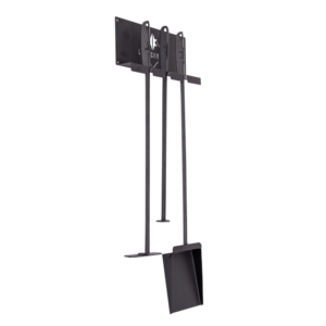 Kit de pared atizador, pala y limpiador