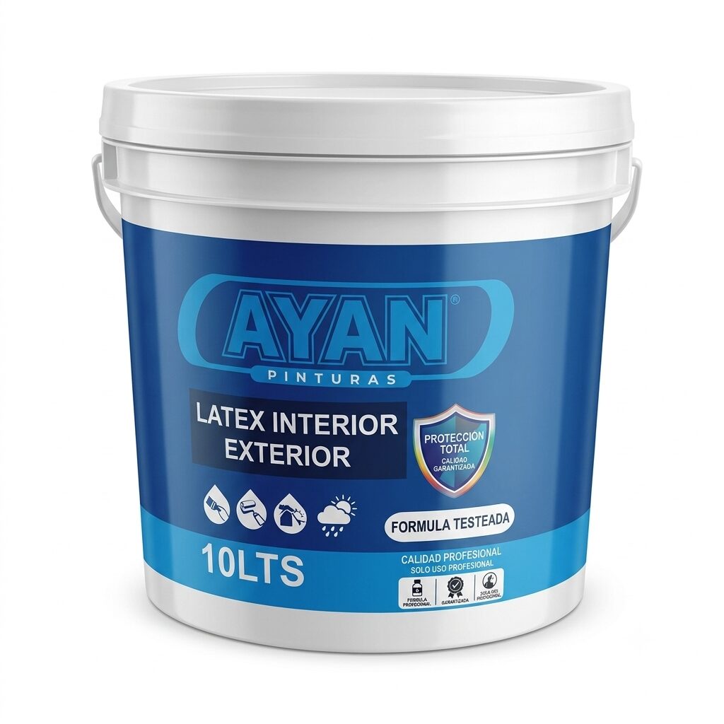 Pinturas látex interior exterior
