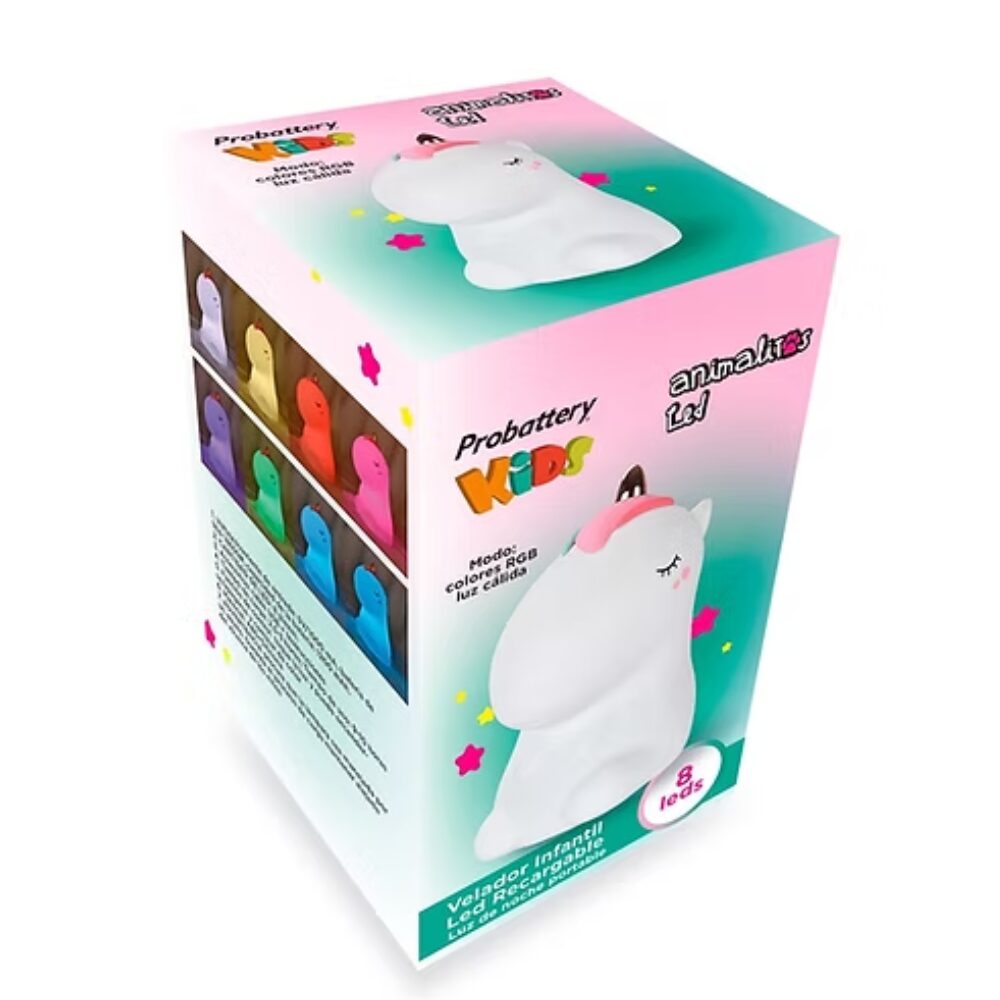 Velador Led Unicornio - Imagen 3
